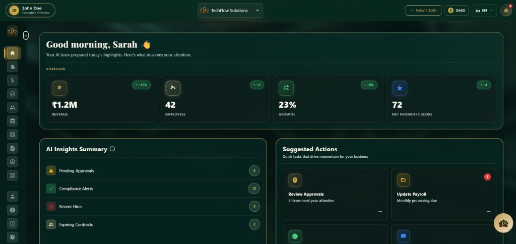 Pennyzo Dashboard Interface